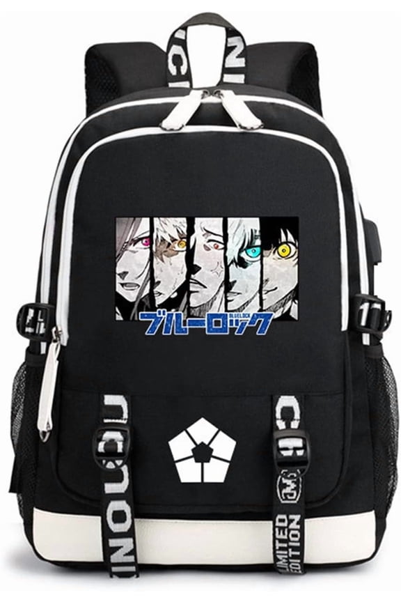 Anime BLUE LOCK Backpack Shoulder Bag Bookbag Daily Bag Daypack Satchel A4