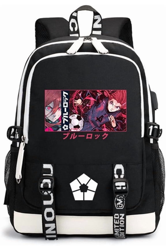 Anime BLUE LOCK Backpack Shoulder Bag Bookbag Daily Bag Daypack Satchel A4