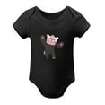 Anime Baby Boys&Girls Pokemon Anime Short Sleeves Black Onesie Newborn