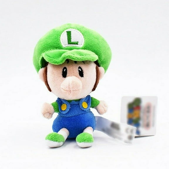 Anime Baby Mario Baby Luigi Plush Mario Luigi Stuffed Doll Figure New 6 Incheses (Baby Luigi)