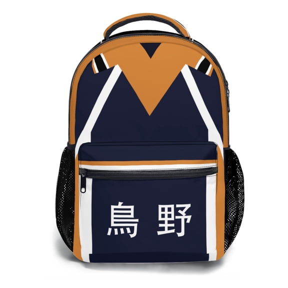 Anime Backpack 17 Inch Cartoon Anime Backpack Large Capacity Daily Commuter