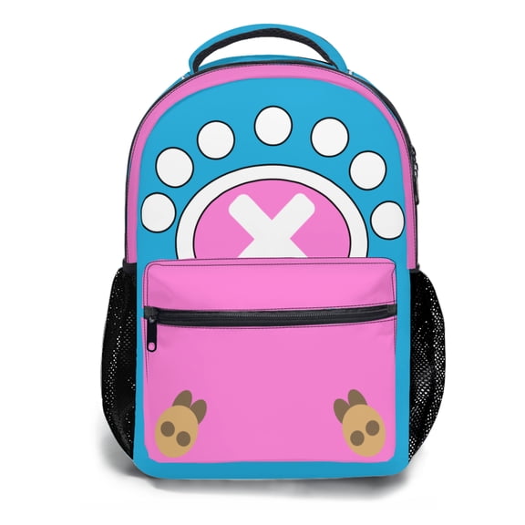 Anime Backpack 17 Inch Cartoon Anime Backpack Large Capacity Daily Commuter