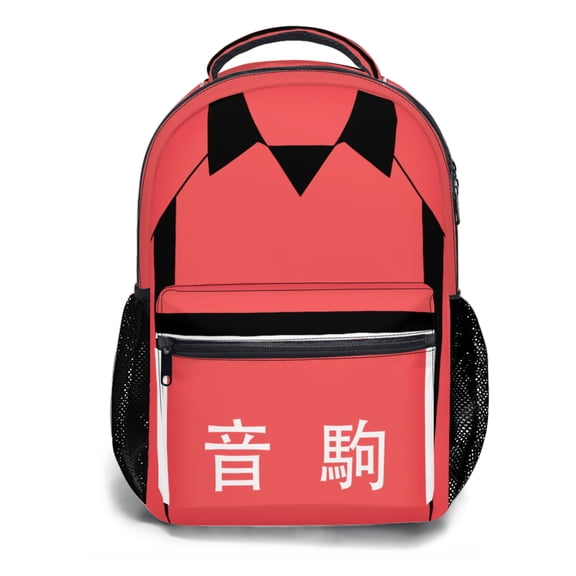 Anime Backpack 17 Inch Cartoon Anime Backpack Large Capacity Daily Commuter