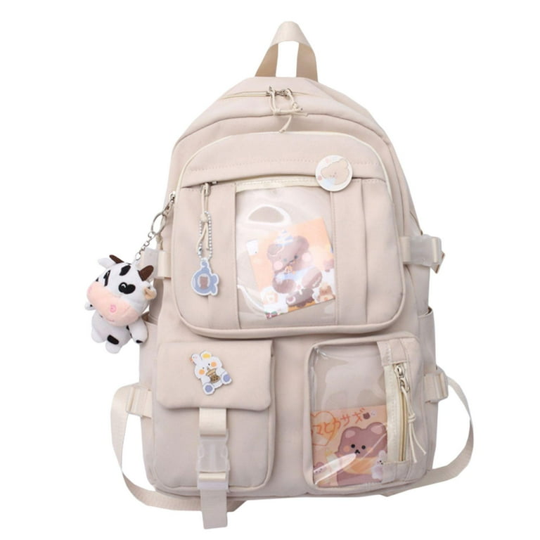 Anime Backpack Bag Girls White 31x14x44CM Walmart