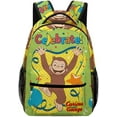 thumbnail image 1 of Anime Backpack Curious George Backpack Funny Laptop Back Pack Book Bag Hiking Outgoing Daypack For Women Mens, 1 of 8