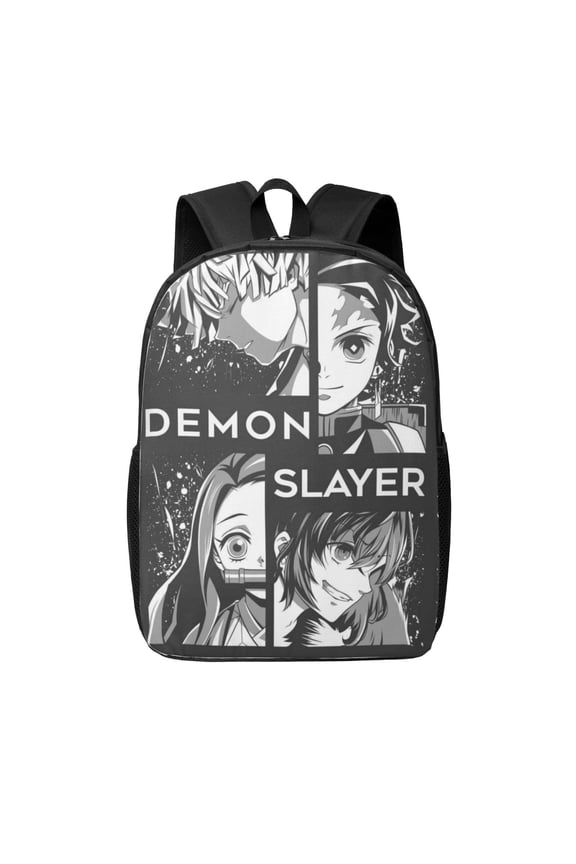 Anime Backpack Demon Slayer Backpacks Adjustable Shoulder strap Casual Bags