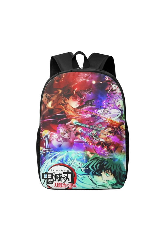 Anime Backpack Demon Slayer Backpacks Adjustable Shoulder strap Casual Bags