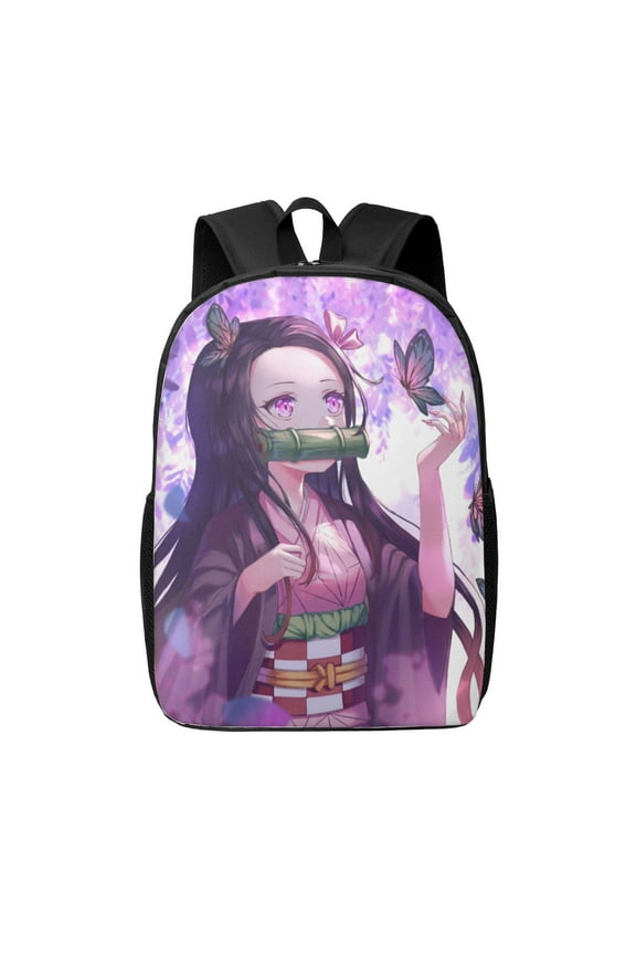 Anime Backpack Demon Slayer Backpacks Adjustable Shoulder strap Casual Bags