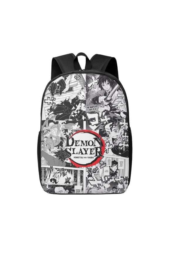 Anime Backpack Demon Slayer Backpacks Adjustable Shoulder strap Casual Bags