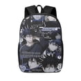 thumbnail image 1 of Anime Backpack, Jujutsu Kaisen Backpack, 17 Inch Laptop Backpack For College, Work, Daily, Large Capacity Travel Backpack, Waterproof Lightweight Book Bag, 1 of 8