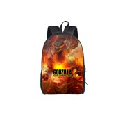 GMLERI Anime Backpacks Godzilla Backpack Unisex 3d Printed Monsters Backpack Cartoon Backpackstravel Bags Large Capacity Casual Daypack