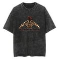 thumbnail image 1 of Anime Baki Hanma Washed Vintage T-Shirt Merch Casual Short Sleeved T Shirt Unisex TShirt, 1 of 2