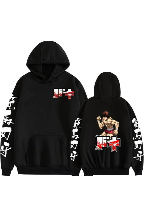 Anime Baki Hanma Yujiro Hoodie 3D Japanese Cosplay Sweatshirts Pullover Hooded Sweater for Adult Men Women