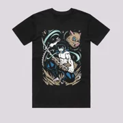 Anime Beast Boy Inosuke T-Shirt Size S-5XL, Gift For Friends, For Kids