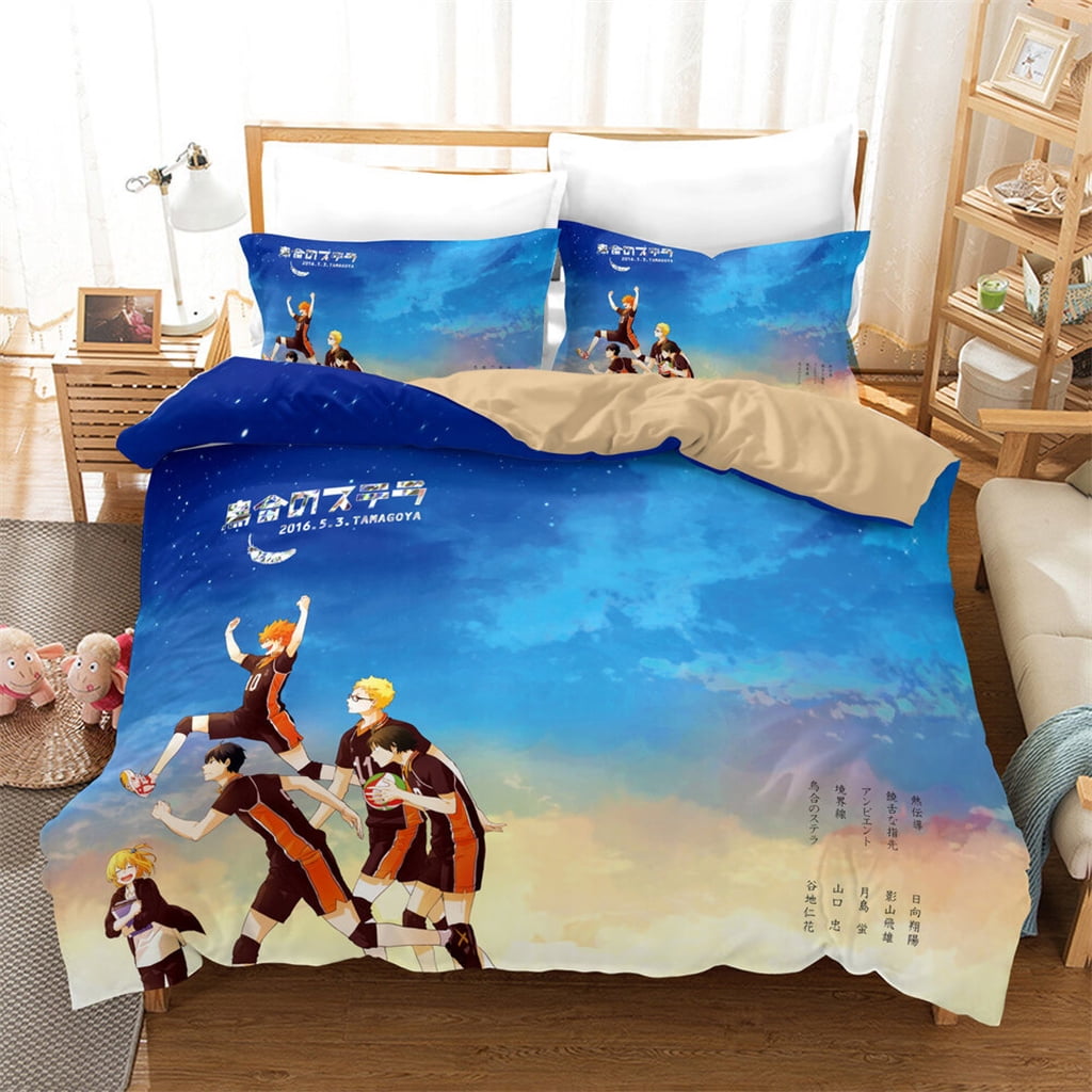 Anime BLEACH 3D Bedding Set 2/3PC Duvet Cover Pillowcase 4 Sizes 3A