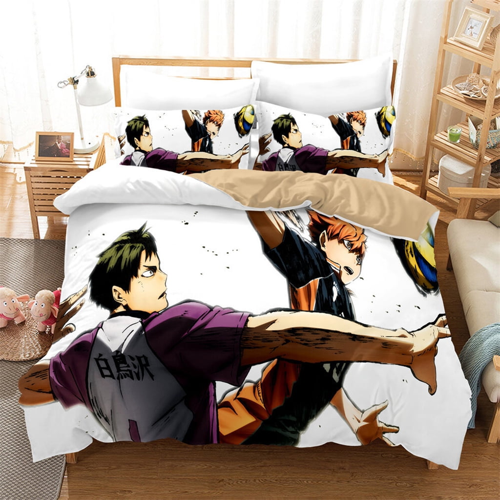 Anime BLEACH 3D Bedding Set 2/3PC Duvet Cover Pillowcase 4 Sizes 3A