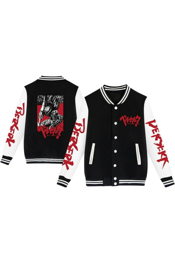 Anime Berserk Jacket Japanese Cosplay Cotton Jacket Pullover Jacket Hooded Sweatshirt