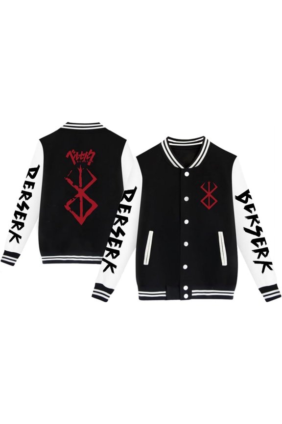 Anime Berserk Jacket Japanese Cosplay Cotton Jacket Pullover Jacket Hooded Sweatshirt