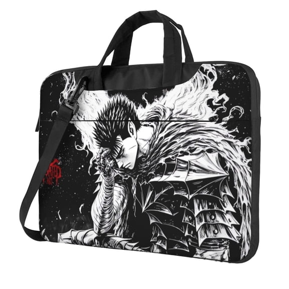 Anime Berserk Laptop Bag Laptop Case Computer Notebook Briefcase Messenger Bag With Adjustable Shoulder Strap 13 Inch
