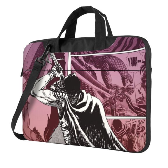 Anime Berserk Laptop Bag Laptop Case Computer Notebook Briefcase Messenger Bag With Adjustable Shoulder Strap 13 Inch