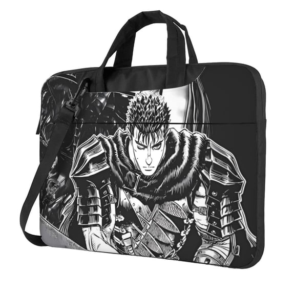 Anime Berserk Laptop Bag Laptop Case Computer Notebook Briefcase Messenger Bag With Adjustable Shoulder Strap 14 Inch