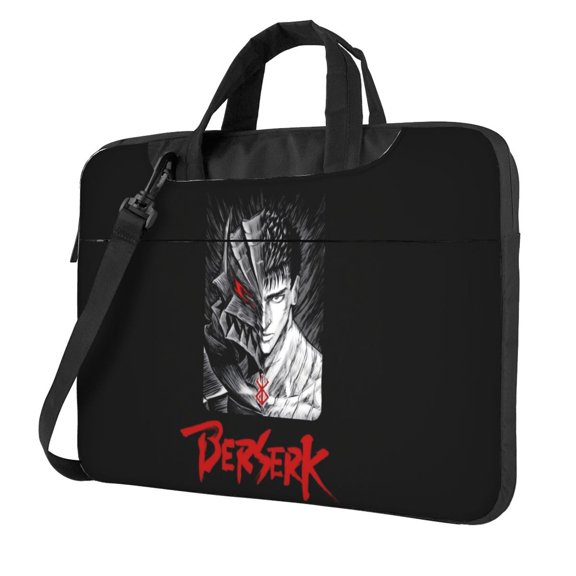 Anime Berserk Laptop Bag Laptop Case Computer Notebook Briefcase Messenger Bag With Adjustable Shoulder Strap 15.6 Inch