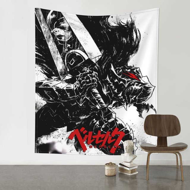 Anime Berserk Wall Tapestry Cartoon Poster Wall Hanging Tapestry For