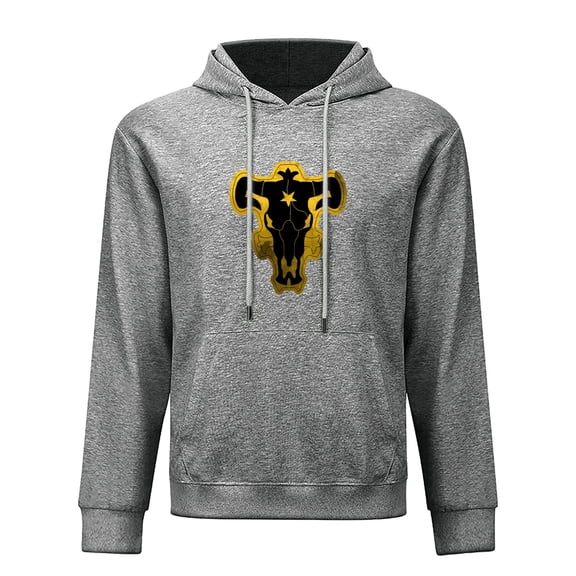 Anime Black Clover Hoodie,Unisex Adult Hooded Sweater, Soft Pullover, Sports With Big Pockets Sportswear