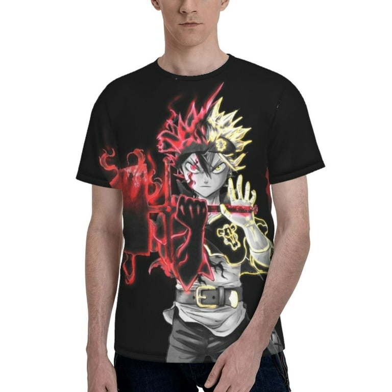 Black Clover Asta Tee Shirt Asta Demon Form Anime T-Shirt Black Clover Asta Tee Shirt Asta Demon Form Anime T-Shirt
