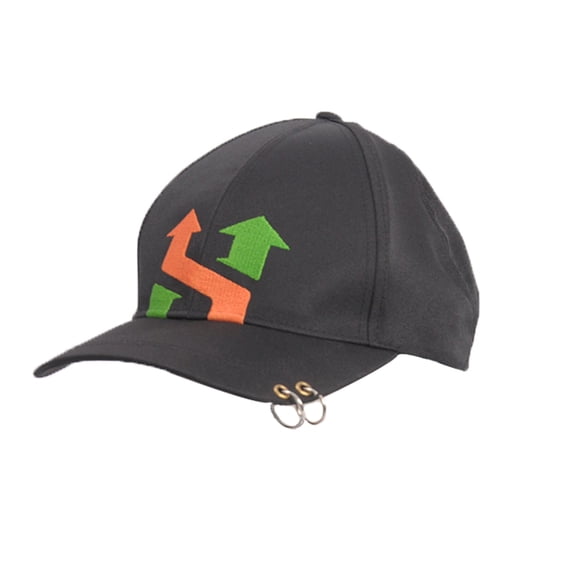 Anime Black Hat Headwear Props Adult Women Dome Cap Clothing Accessory