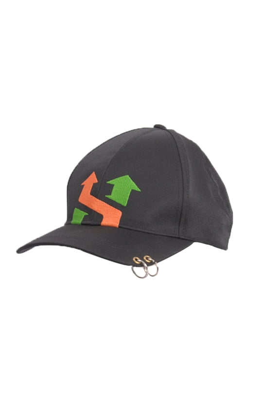 Anime Black Hat Headwear Props Adult Women Dome Cap Clothing Accessory