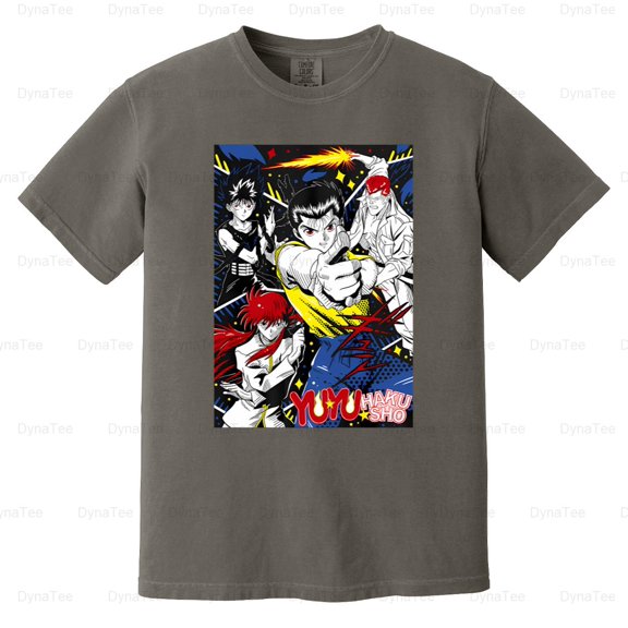 Anime Black Shirt Classic Characters Graphic Design Unisex Japan Comfort Color T-Shirt Unisex, up to 4XL
