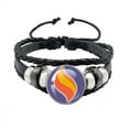 thumbnail image 1 of Anime Black leather Rope buckle bracelet Mega Evolution Stone, 1 of 3