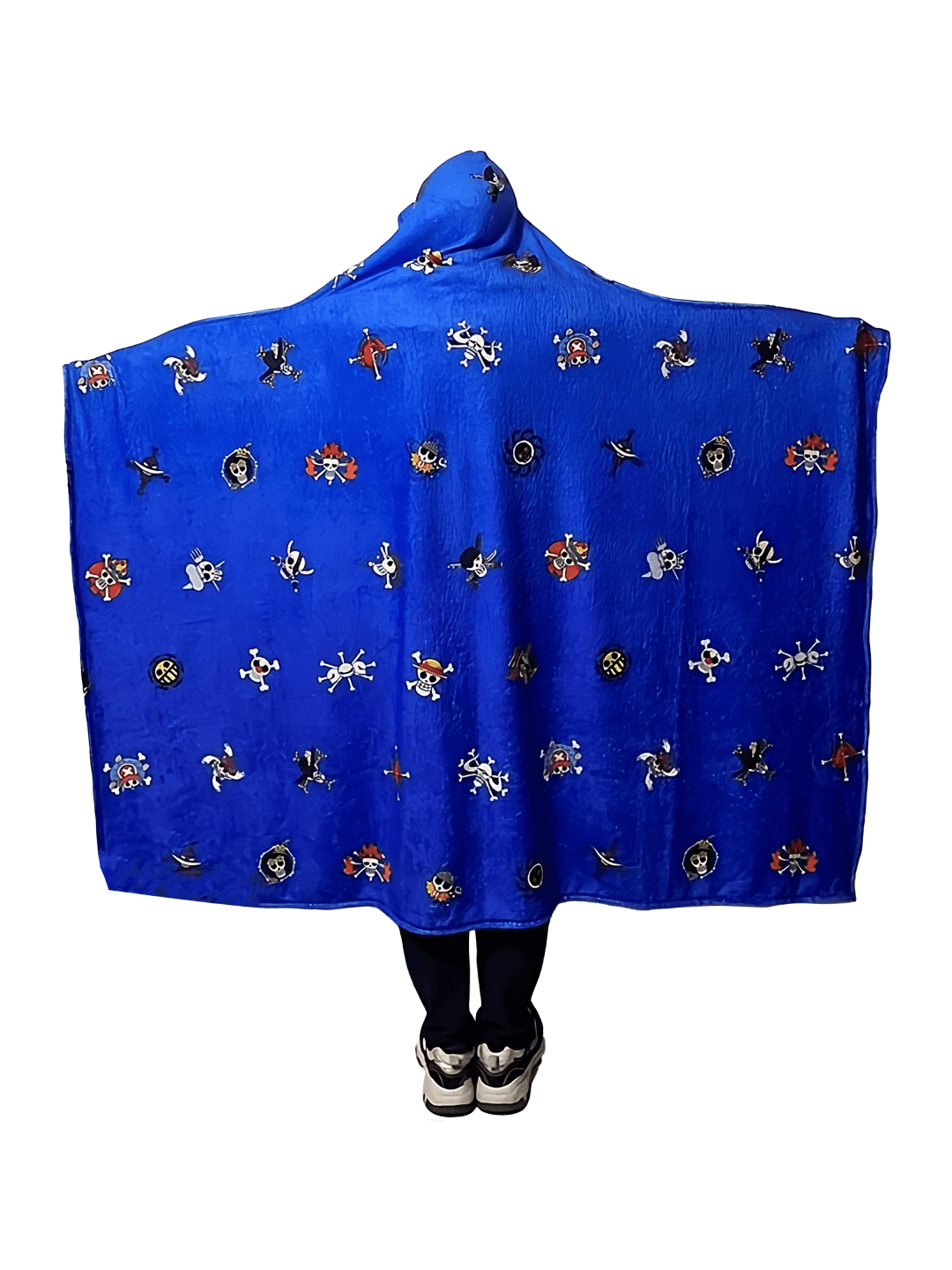 Genshin Impact Anime Wearable Blanket - Fluffy Hooded Blanket For Cosplay & Home (One Size, 39.4x59.1 In) - View #4