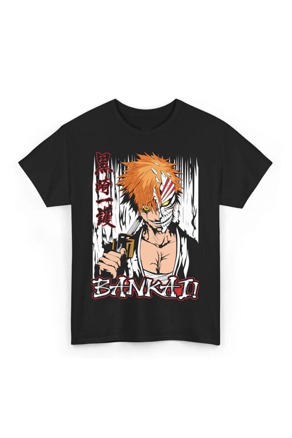 Anime Bleach - Ichigo T-Shirt Size S-5XL, Gift For Friends