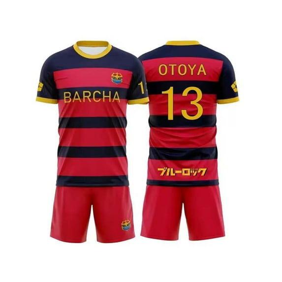 Anime Blue Lock Bachira Jersey Shirt Set