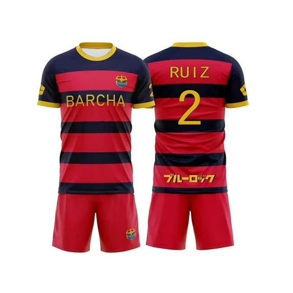 Anime Blue Lock Bachira Jersey Shirt Set