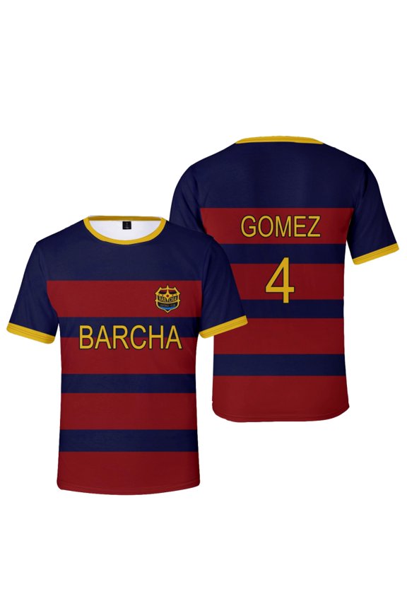 Anime Blue Lock Meguru Bachira Team Uniform Sports T-shirt Merch Unisex Sports Fan Jerseys