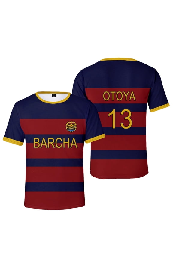 Anime Blue Lock Meguru Bachira Team Uniform Sports T-shirt Merch Unisex Sports Fan Jerseys