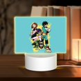 thumbnail image 1 of Anime Boku No Hero Acrylic Night Light Adjustable 3 Light Modes USB Cable Lamp Light Display Base Rectangular LED Light For Bookshelves Desk Bedside Tables Bedroom Child Room, 1 of 9