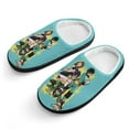thumbnail image 1 of Anime Boku No Hero Kid's Cotton Slippers Winter Warm Soft Plush Slippers with Rubber Sole Non-Slip Indoor Outdoor Slip on Shoes Fluffy House Slippers For Boys Girls Teen, 1 of 8