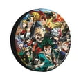 thumbnail image 1 of Anime Boku No Hero Spare Tire Cover Waterproof Dust-Proof Universal Wheel Tire Cover Protector Accessories 14" 15" 16" 17", 1 of 7