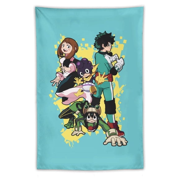 Anime Boku No Hero Tapestry Luxury Wall Hanging Tapestries Decoration For Living Room Bedroom Dormitory Mural Blanket Wall Art Tapestry