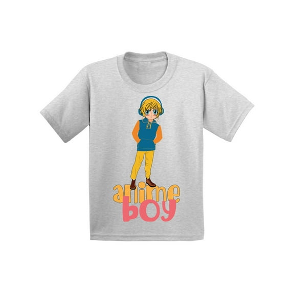 Anime Boy Shirt for Kids Anime Boys T Shirt Japanese Kawaii Manga Geek Who Loves Anime Tee for Toddlers