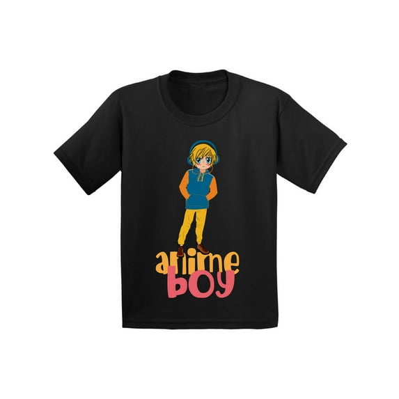 Anime Boy Shirt for Kids Anime Boys T Shirt Japanese Kawaii Manga Geek Who Loves Anime Tee for Youth