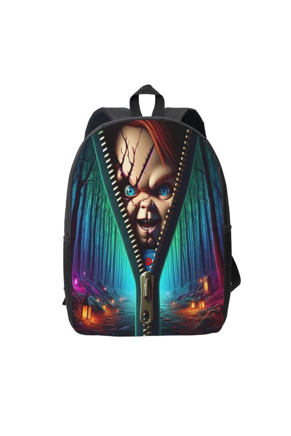 Anime Bride Of Chucky Backpack Unisex Bookbag Rucksack Printing Shoulder Bag Back To School Bag Travel Hiking Daypack