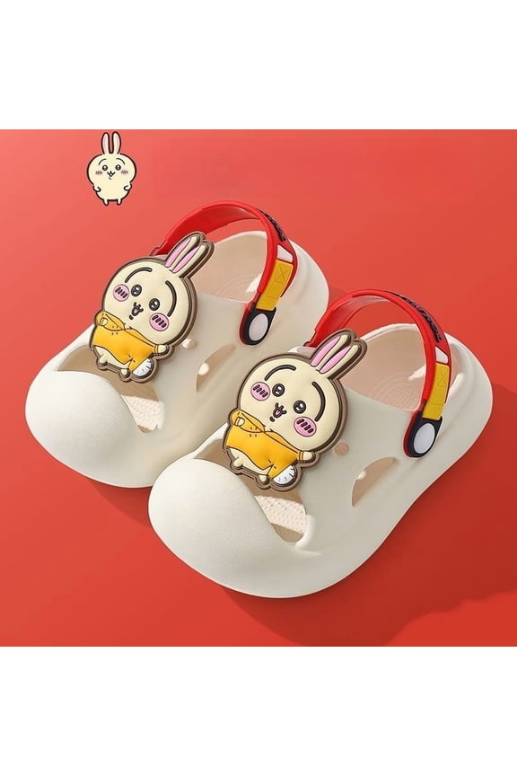 Anime Cartoon Chiikawa Usagi Summer New Style Anti-slip Beach Sandals