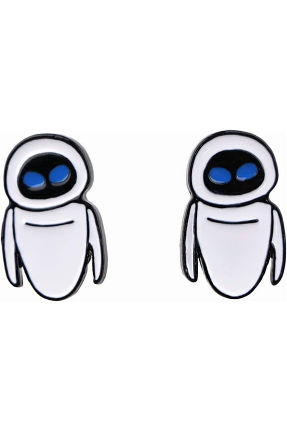 Anime Cartoon Earrings Stud, Metal Cartoon Ear Stud for Women and Men (2), Style J7069