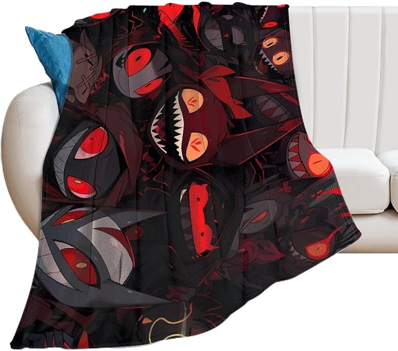 Anime Cartoon Hazbin Hotel Blankets Soft Flannel Throw Blanket Hazbin