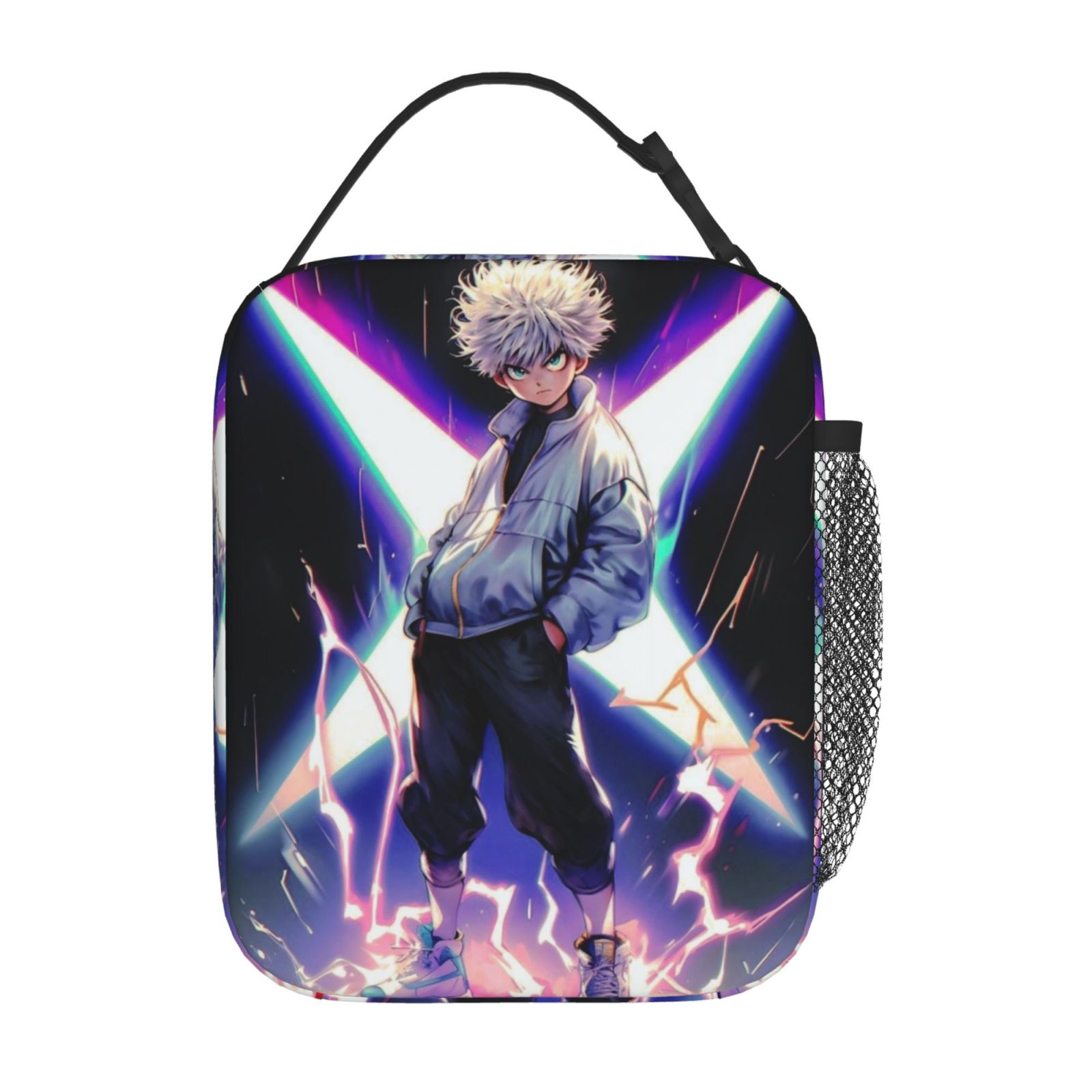 Anime Cartoon Hunter X Hunter Killua Lightning Lunch Box Insulated